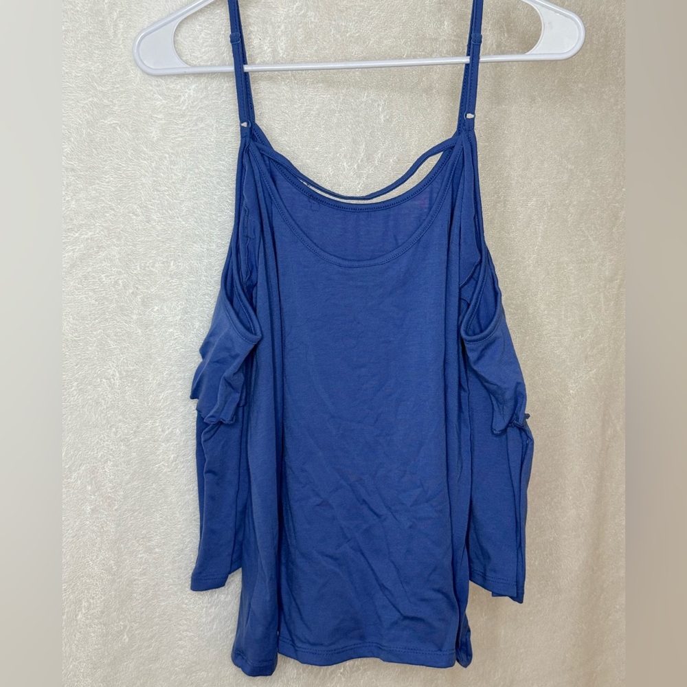 Elegant Blue Women's Top